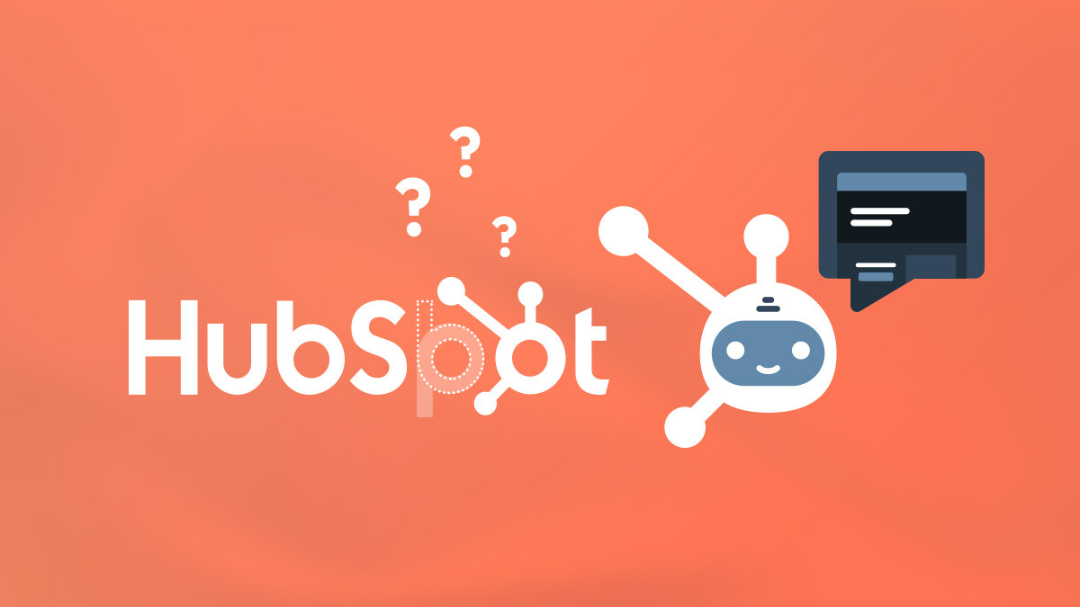 HubSpot / HubSbot Logo neben kleinem Roboterkopf